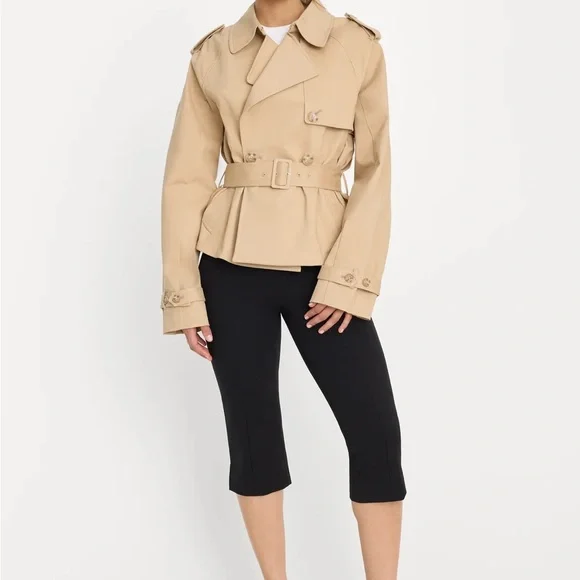 Good American - Cropped Trench Jacket - Picture 5 of 7